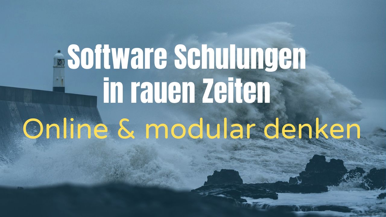 Software Schulungen in rauen Zeiten