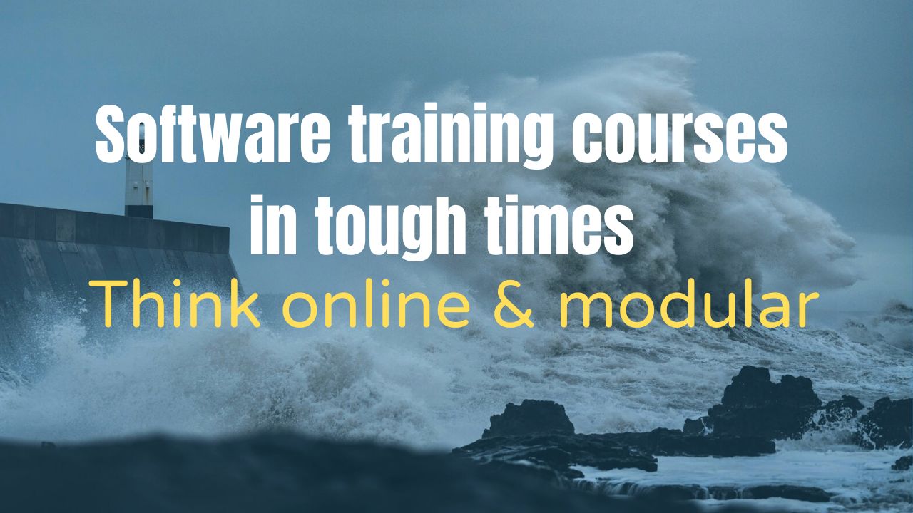 Software training in tough times